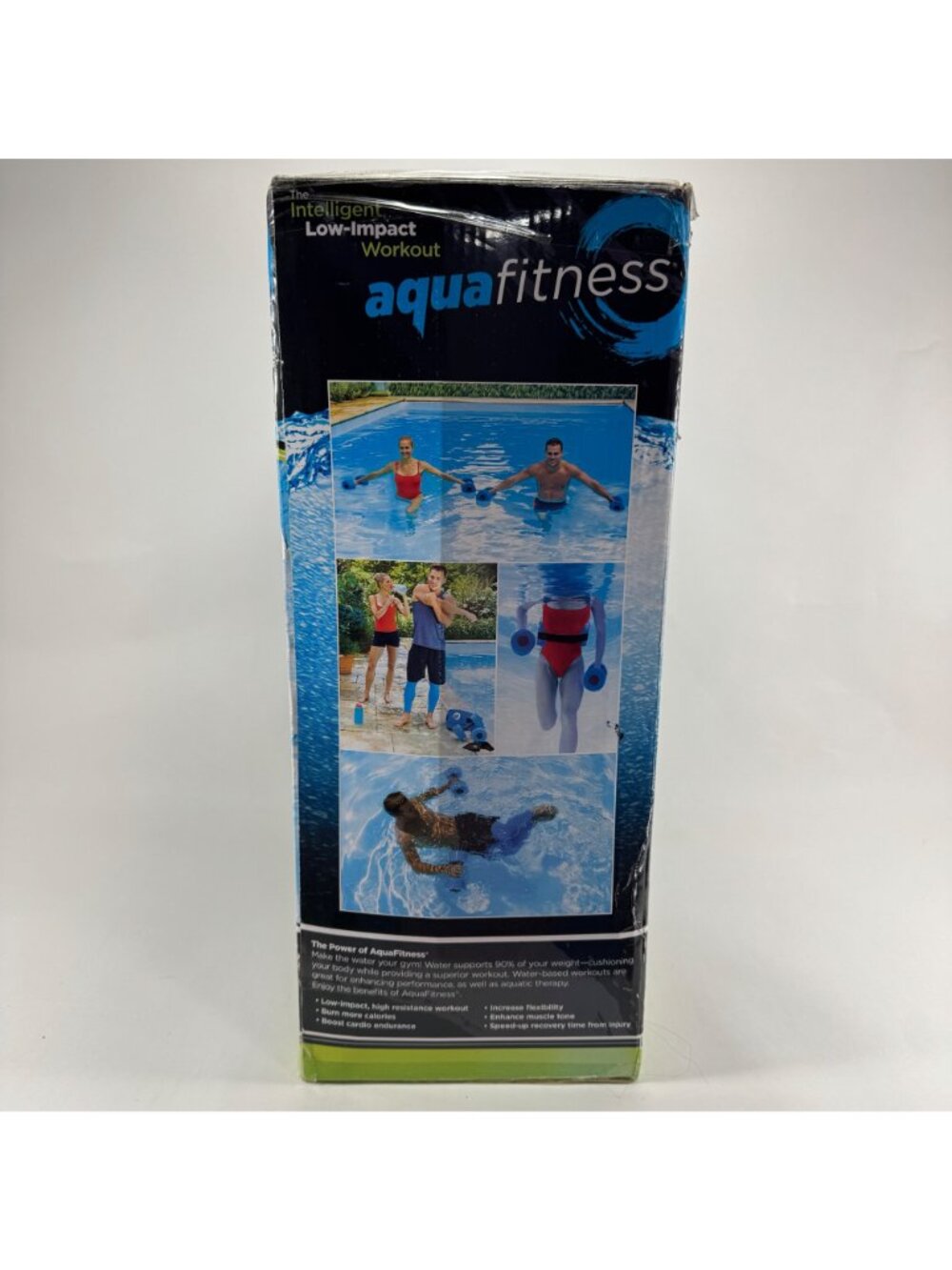 Aqua Fitness Set Aquatic Swim Belt Resistance Gloves Dumbbells Workout - Picture 2 of 6